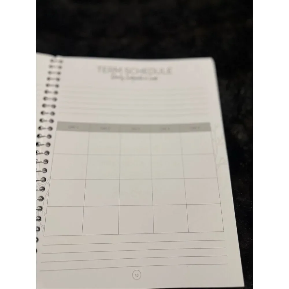 Homeschooling Blue Morning Time Journal & Planner 8.5 x 11